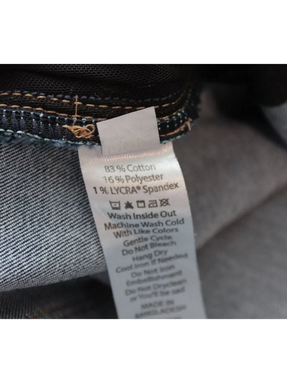 LulaRoe Jeans Size 32 High Rise Straight Stretch Denim Preppy Comfort Slimming - Picture 12 of 12